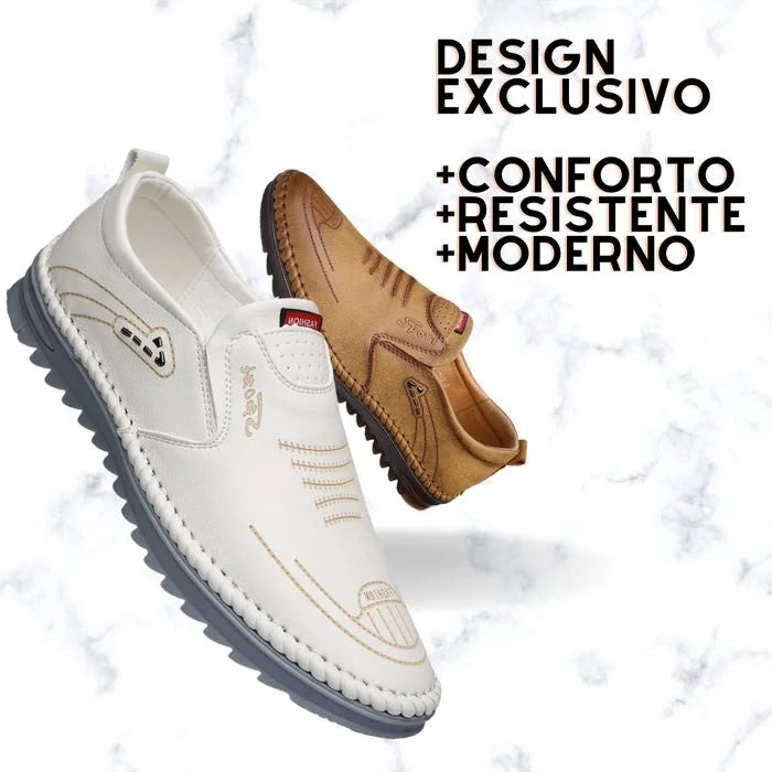 Italian Leather Shoe - Ultra Comfortable and Breathable