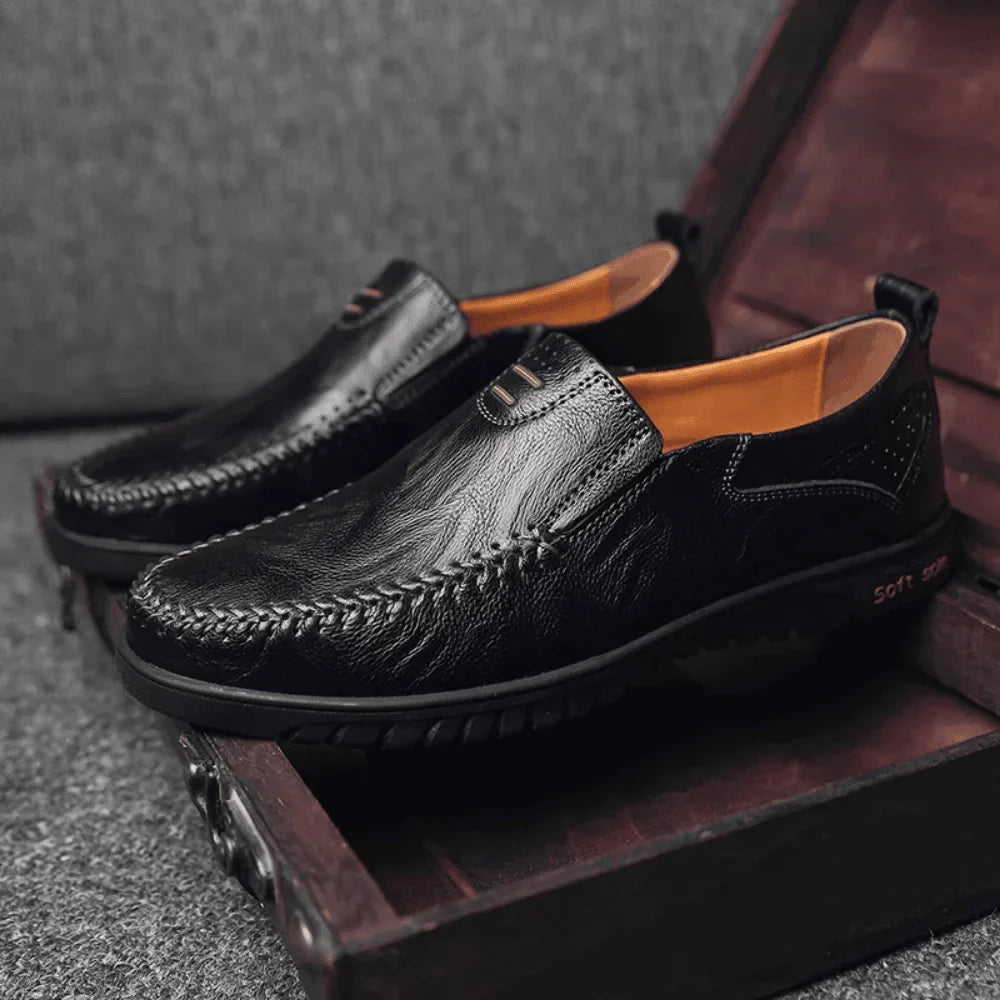 Men's Leather Moccasin Pisa Azenli