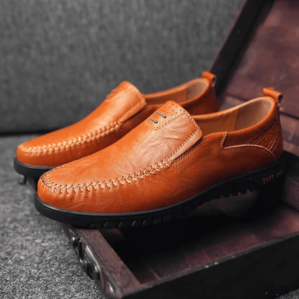 Men's Leather Moccasin Pisa Azenli