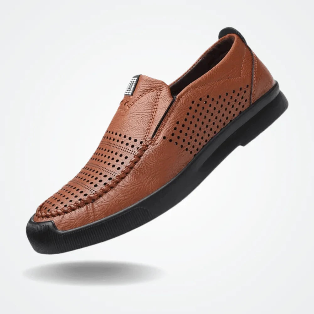 Men's Leather Moccasins Milan Azenli