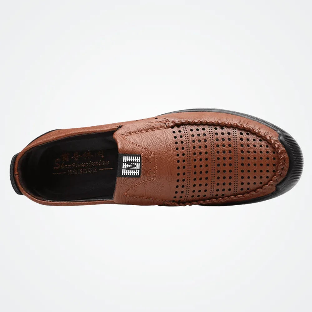 Men's Leather Moccasins Milan Azenli