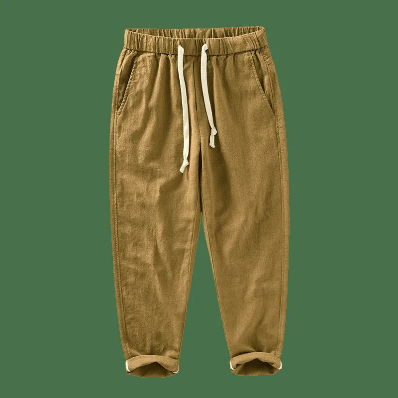 Men's Linen Trousers Rovino Azenli