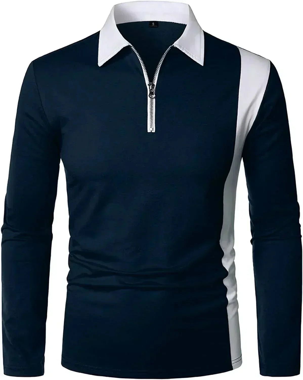 Men's Long Sleeve Polo Shirt Padrony Azenli