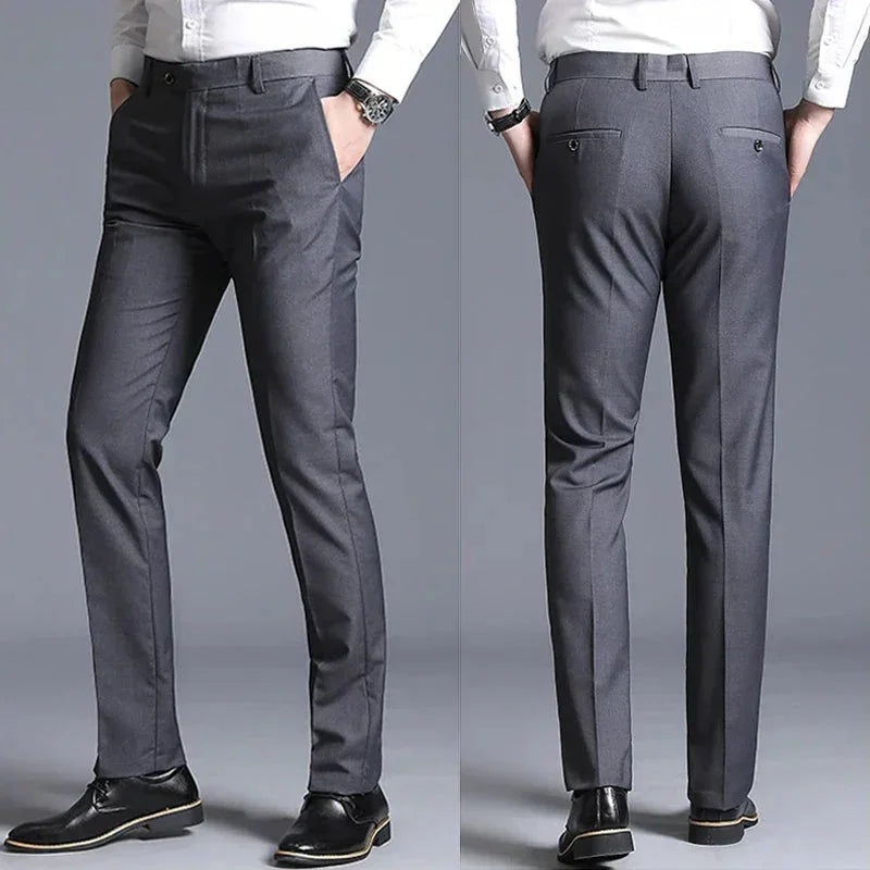 Men's Tailored Suit Trousers Azenli