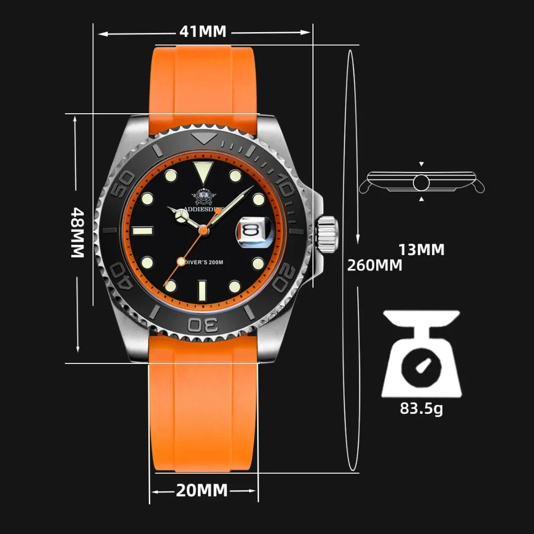 Addiesdive Downey Watch Azenli