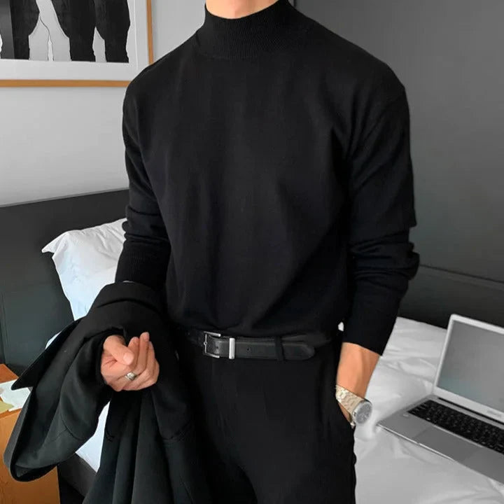 Azenli ALLBLACK-SWEATER