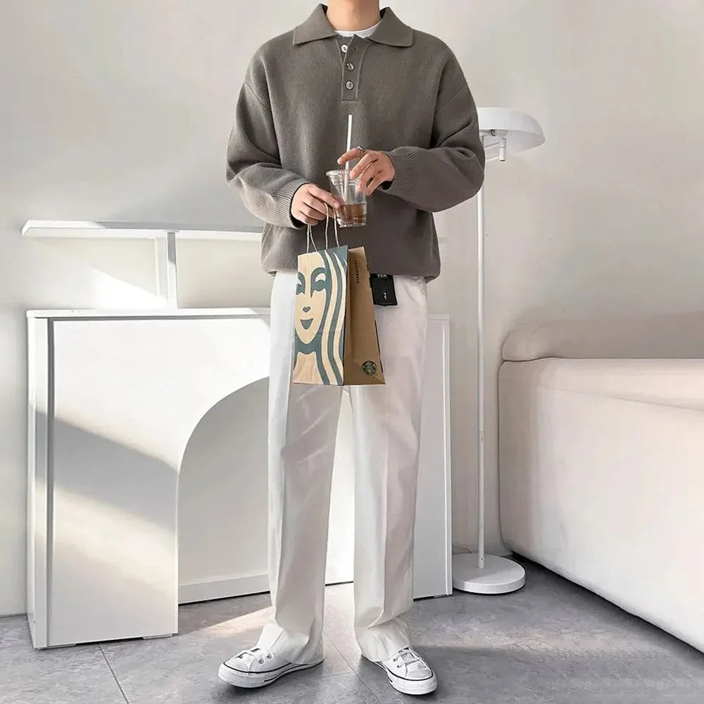 Azenli GREY-SWEATER
