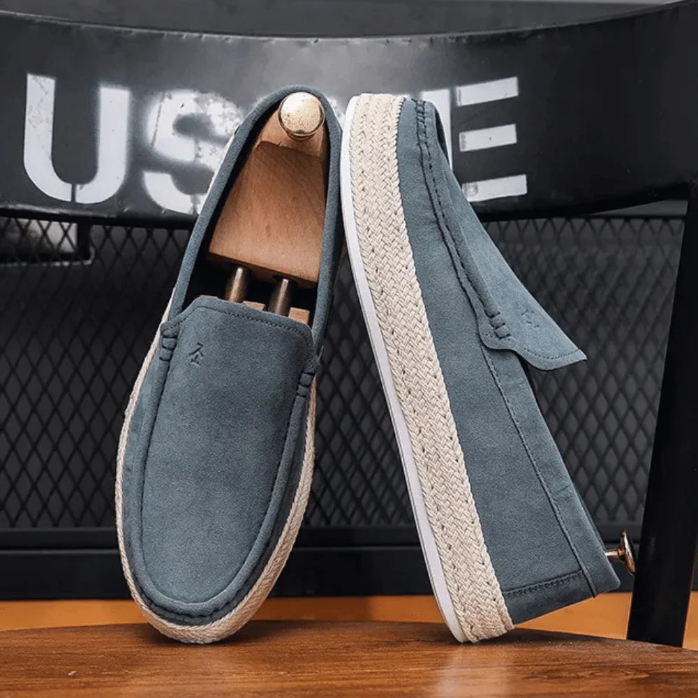 Leather Moccasins for Men Nantes Azenli