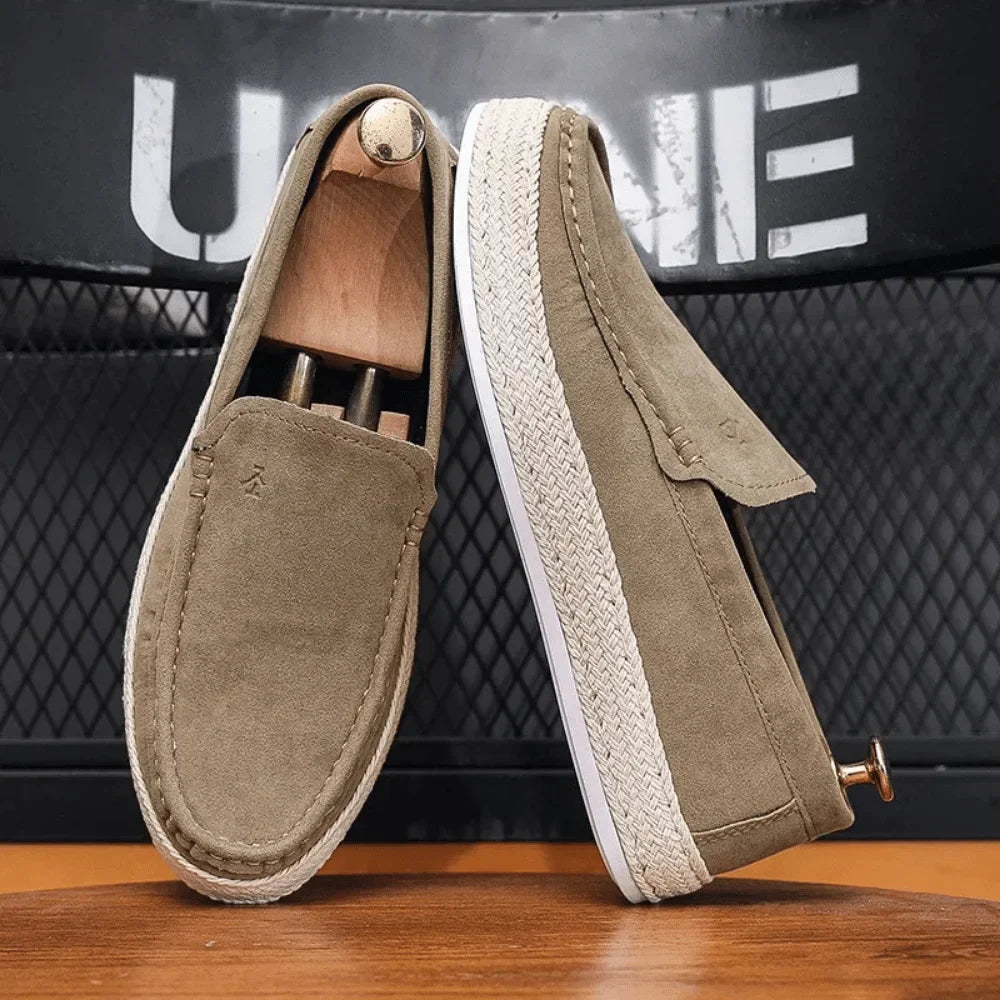 Leather Moccasins for Men Nantes Azenli