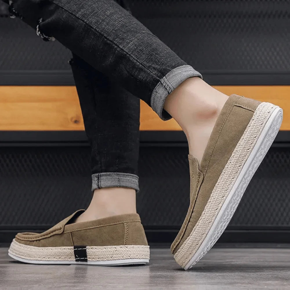 Leather Moccasins for Men Nantes Azenli