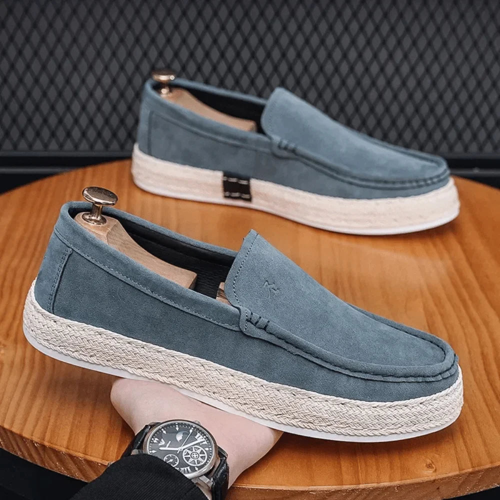 Leather Moccasins for Men Nantes Azenli