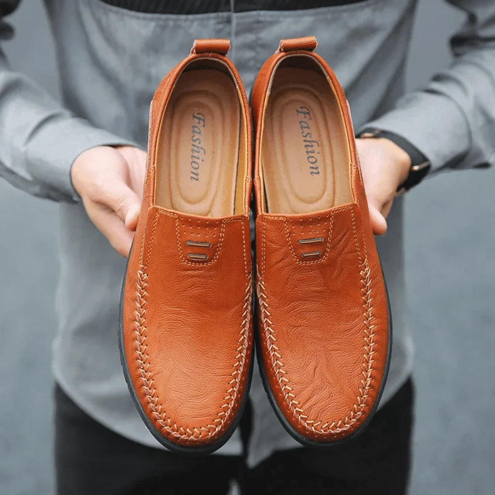 Men's Leather Moccasin Pisa Azenli
