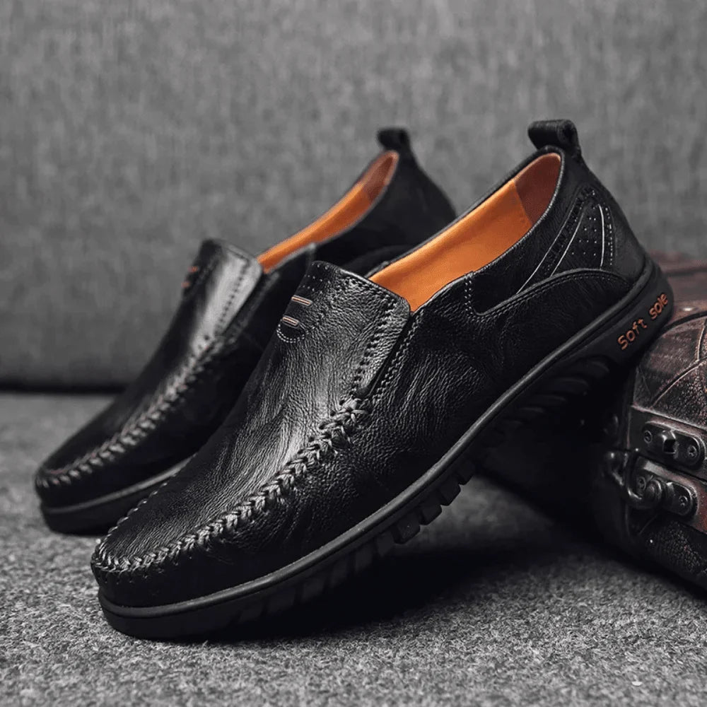 Men's Leather Moccasin Pisa Azenli