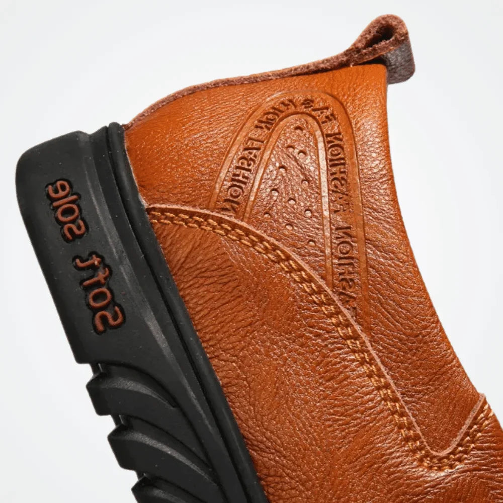 Men's Leather Moccasin Pisa Azenli