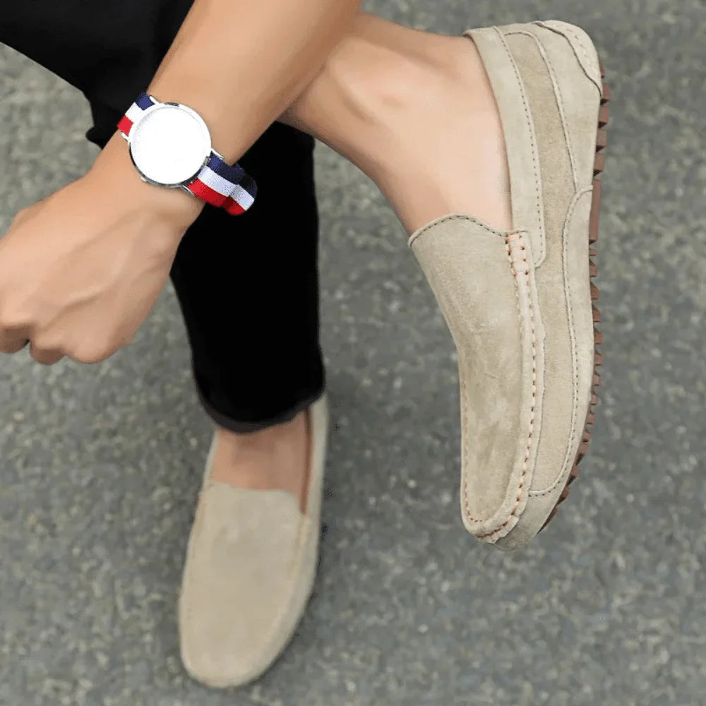 Men's Leather Moccasin Sweden Azenli