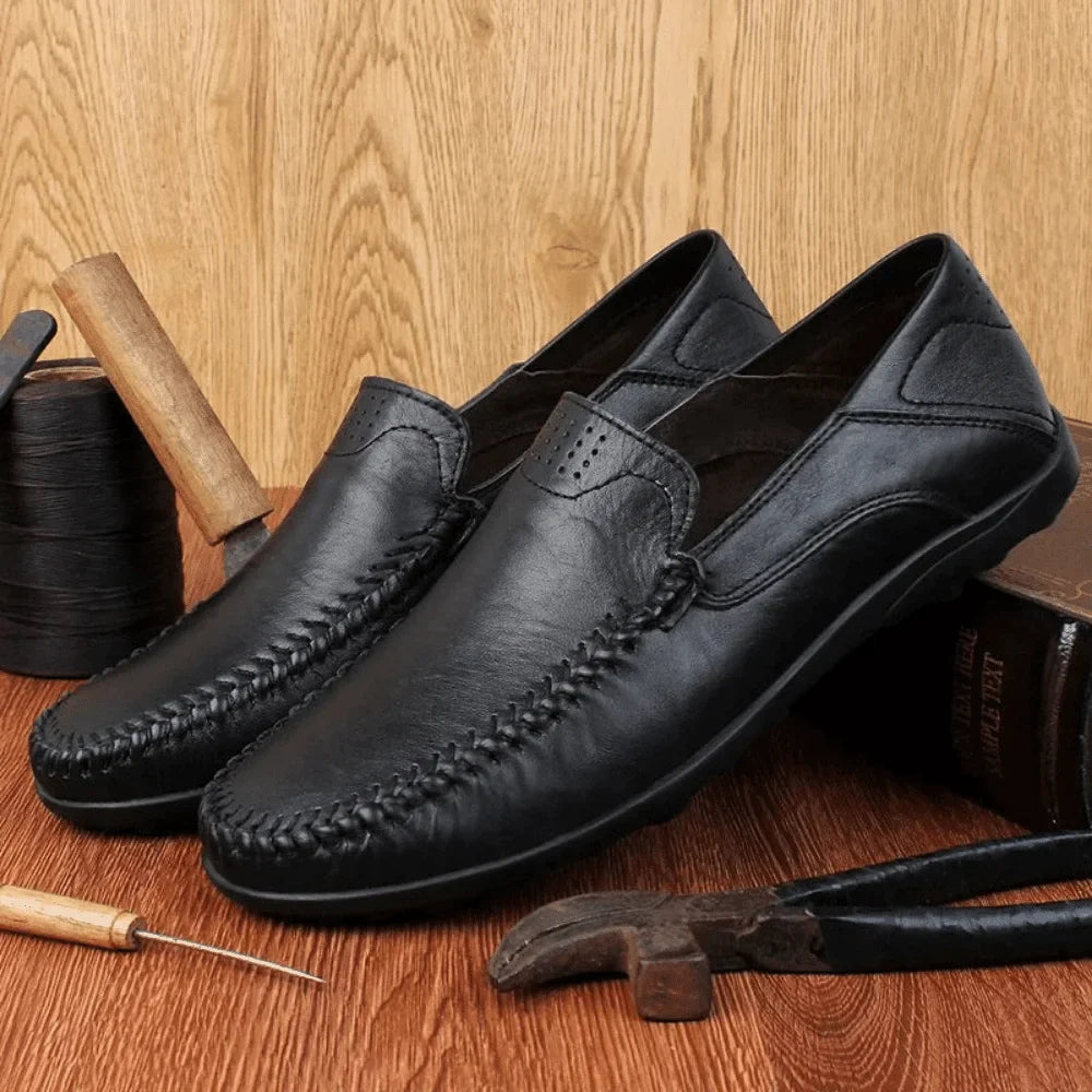 Men's Leather Moccasins Florença Azenli