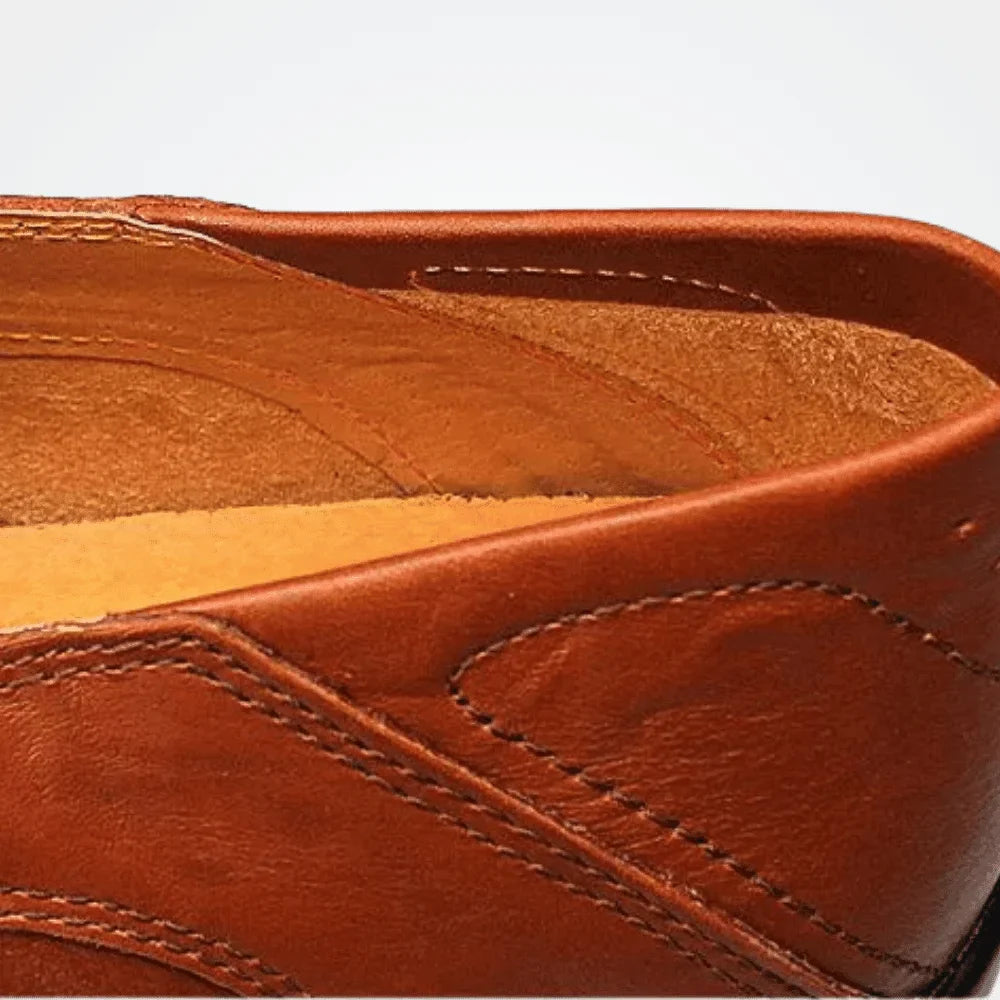 Men's Leather Moccasins Florença Azenli