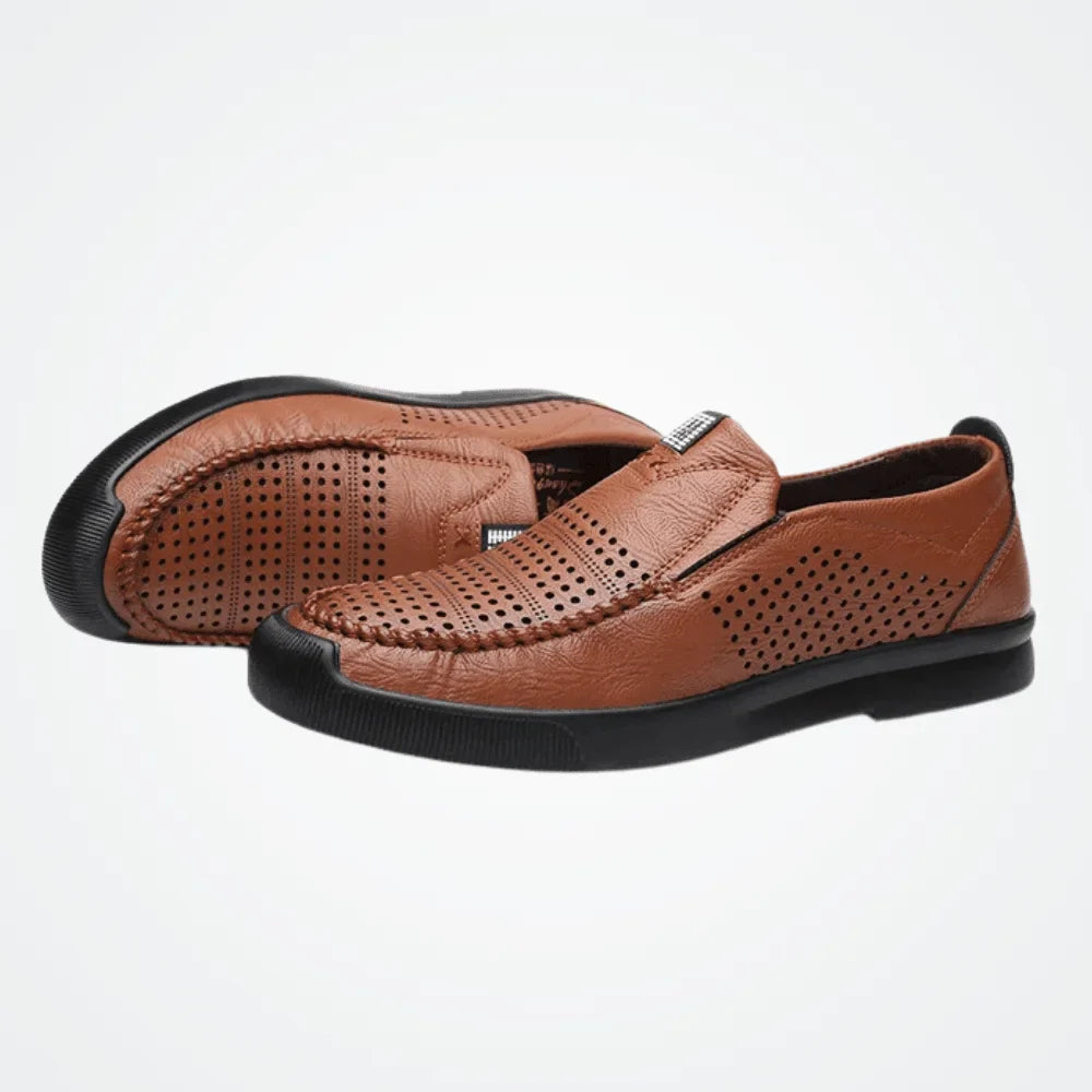 Men's Leather Moccasins Milan Azenli
