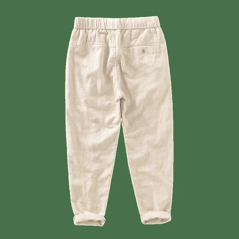 Men's Linen Trousers Rovino Azenli