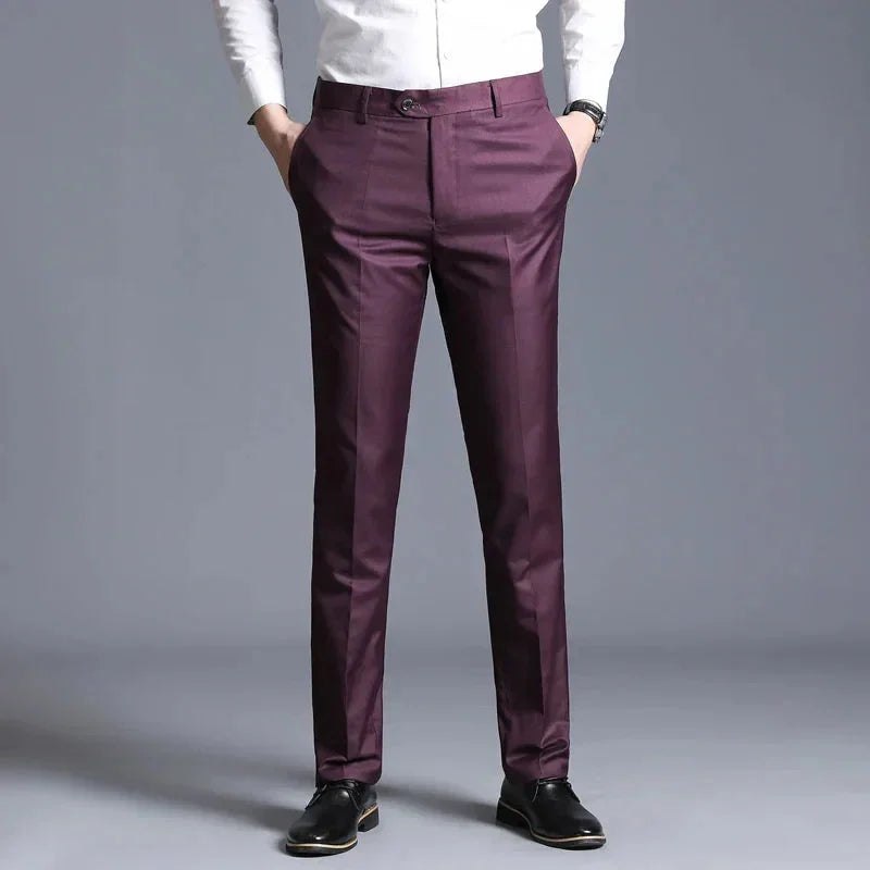 Men's Tailored Suit Trousers Azenli